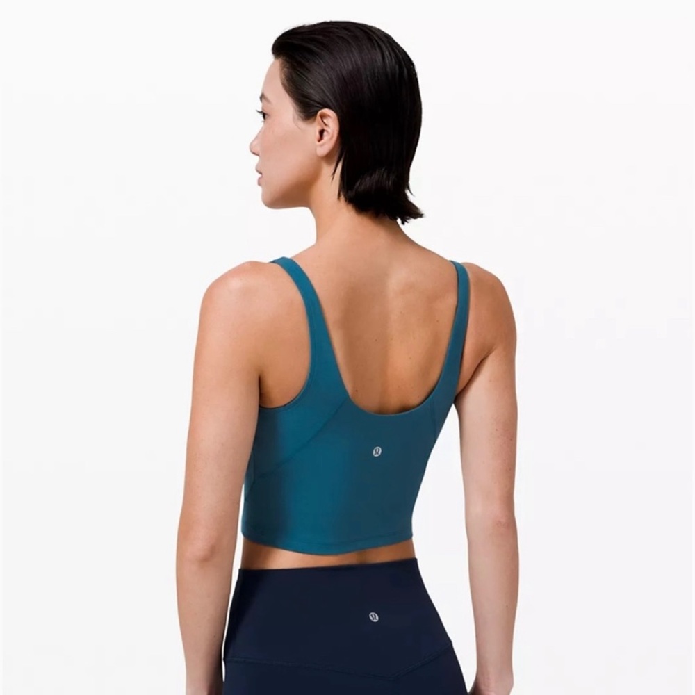 Align tank top. Blue borealis. Size 4.